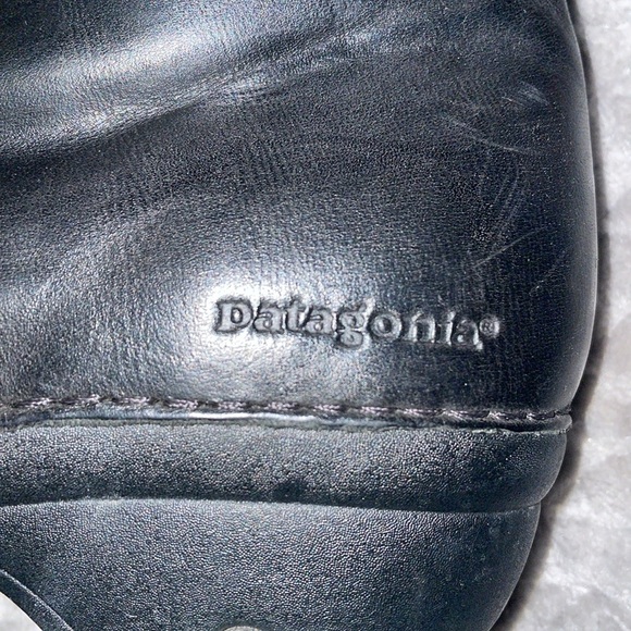 Patagonia Better Clog Ankle Boot Black Leather Zip Woman’s. Size 8.5. Leather. - Picture 8 of 11